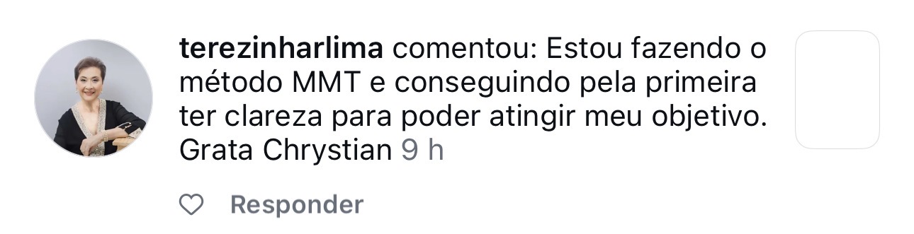 Depoimento: estou fazendo o método MMT e conseguindo pela primeira vez ter clareza